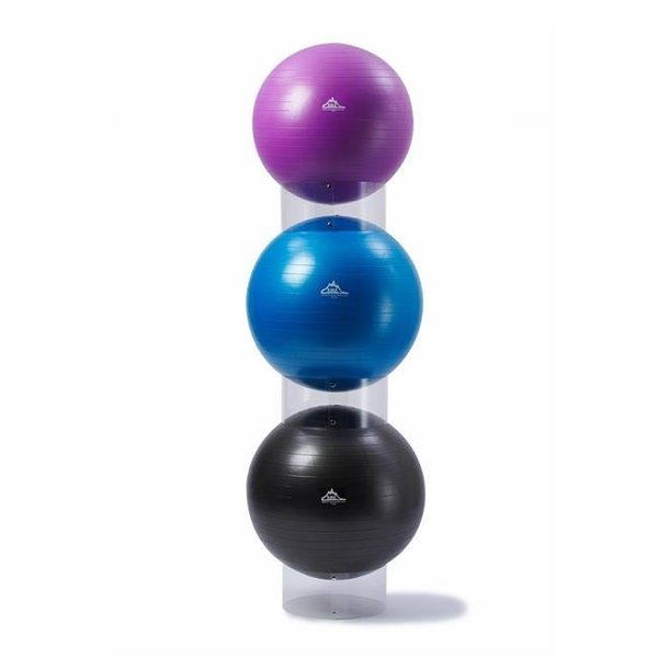 Black Mountain Products Black Mountain Products Ball Holder 3 Exercise Stability Ball Display Holder; Clear - Set of 3 Ball Holder 3